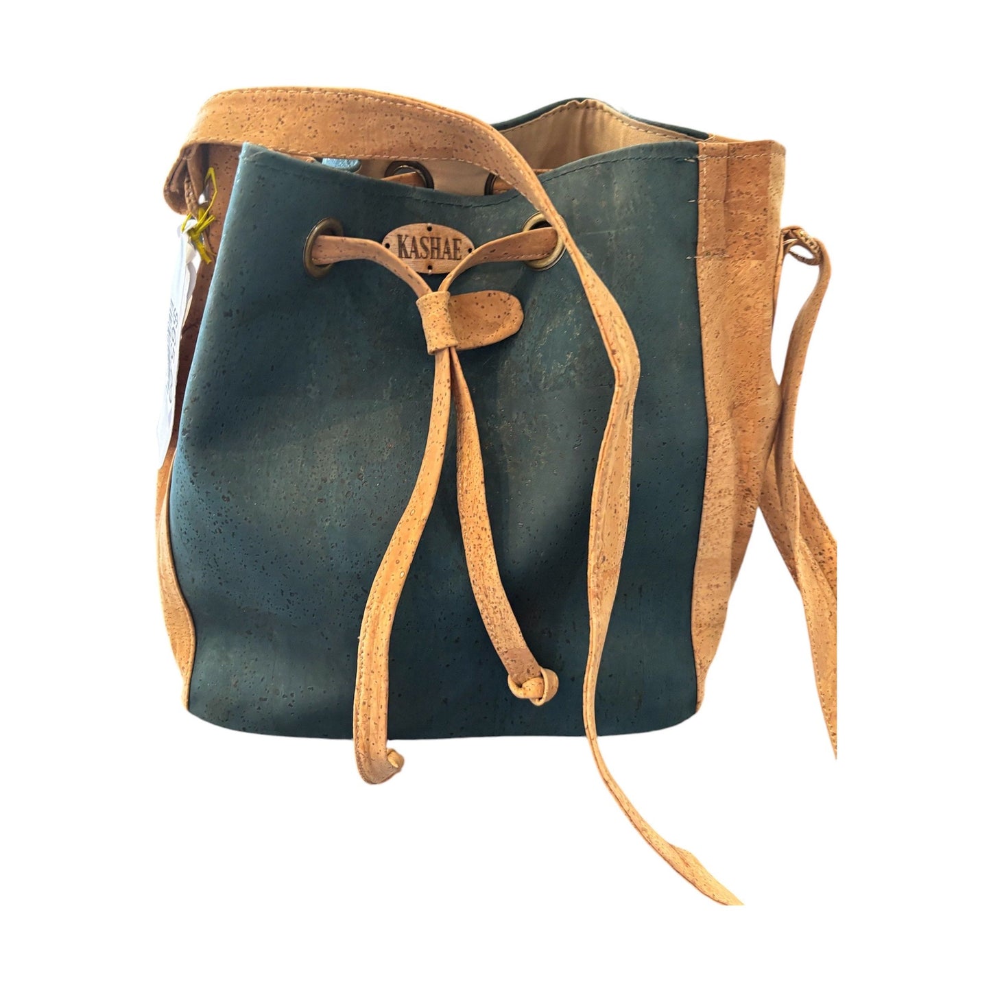 Cork bucket bag