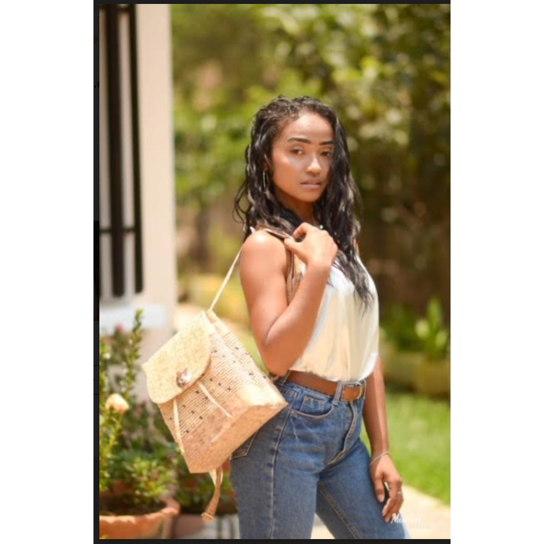 Natural cork Back pack