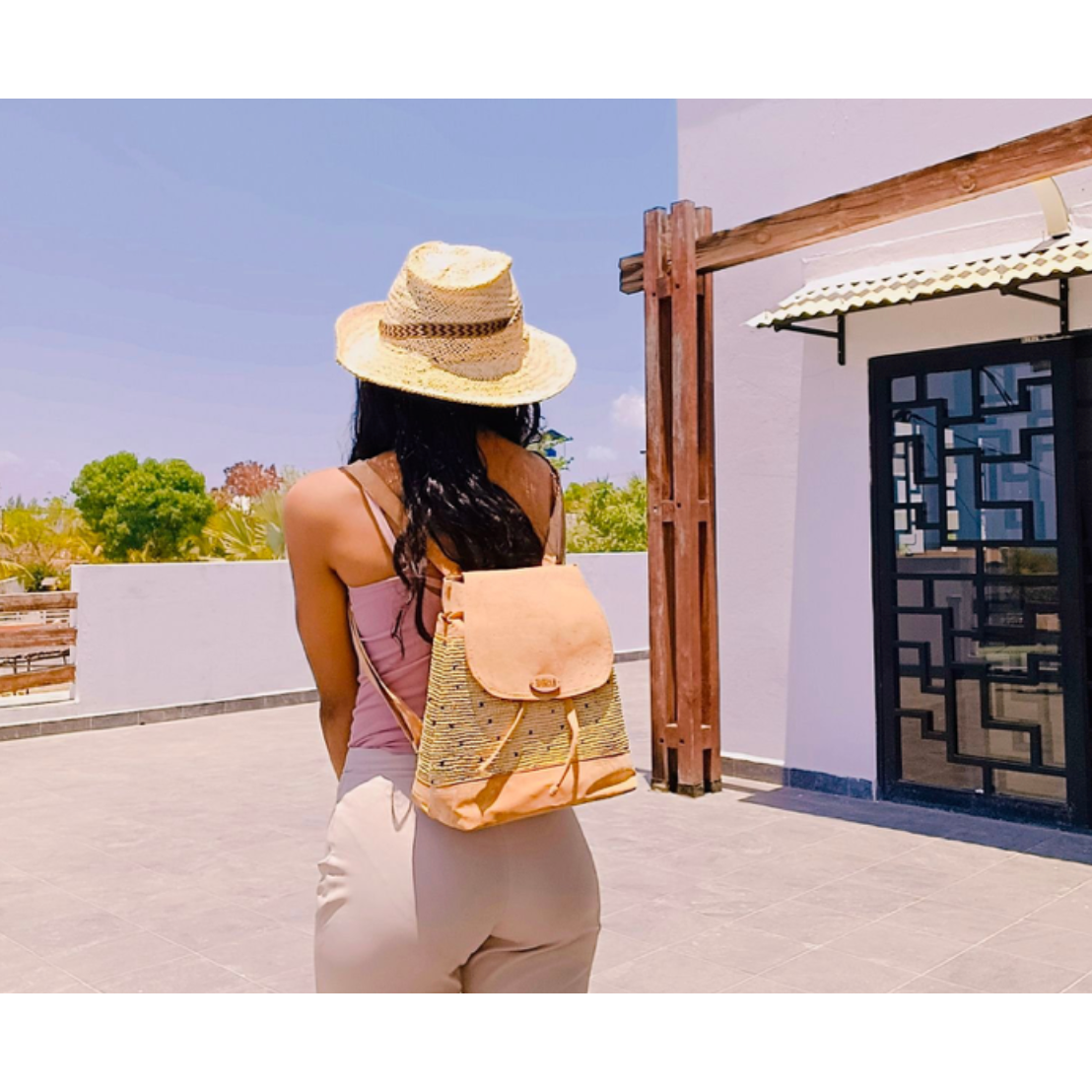 Natural cork Back pack